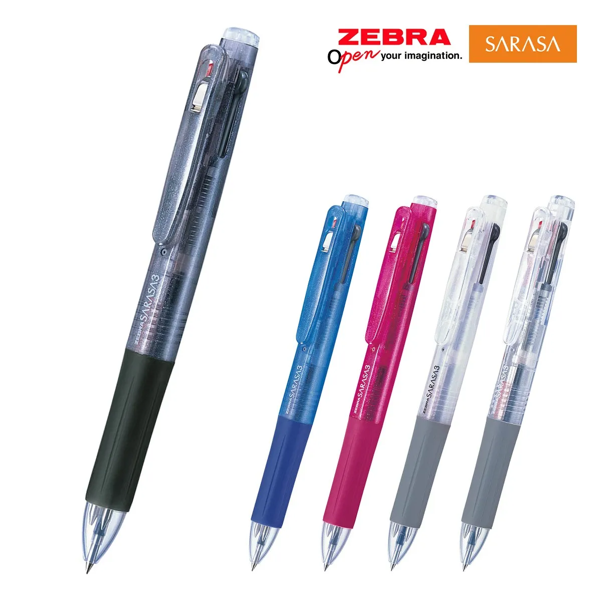 業務用300セット) ZEBRA ゼブラ ボールペン/サラサ 〔0.5mm/赤 1本