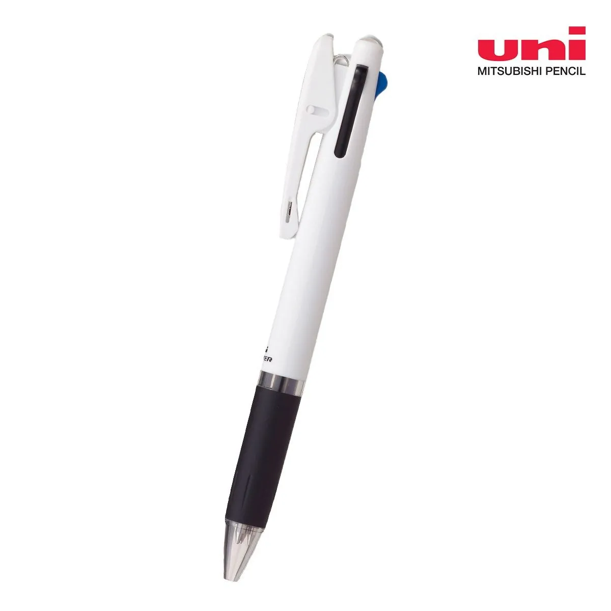 三菱鉛筆 クリフター 3色ボールペン 白軸 0.7mm 【名入れボールペン / パッド印刷】