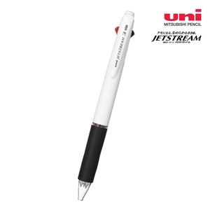 三菱鉛筆 クリフター 3色ボールペン 白軸 0.7mm【名入れボールペン