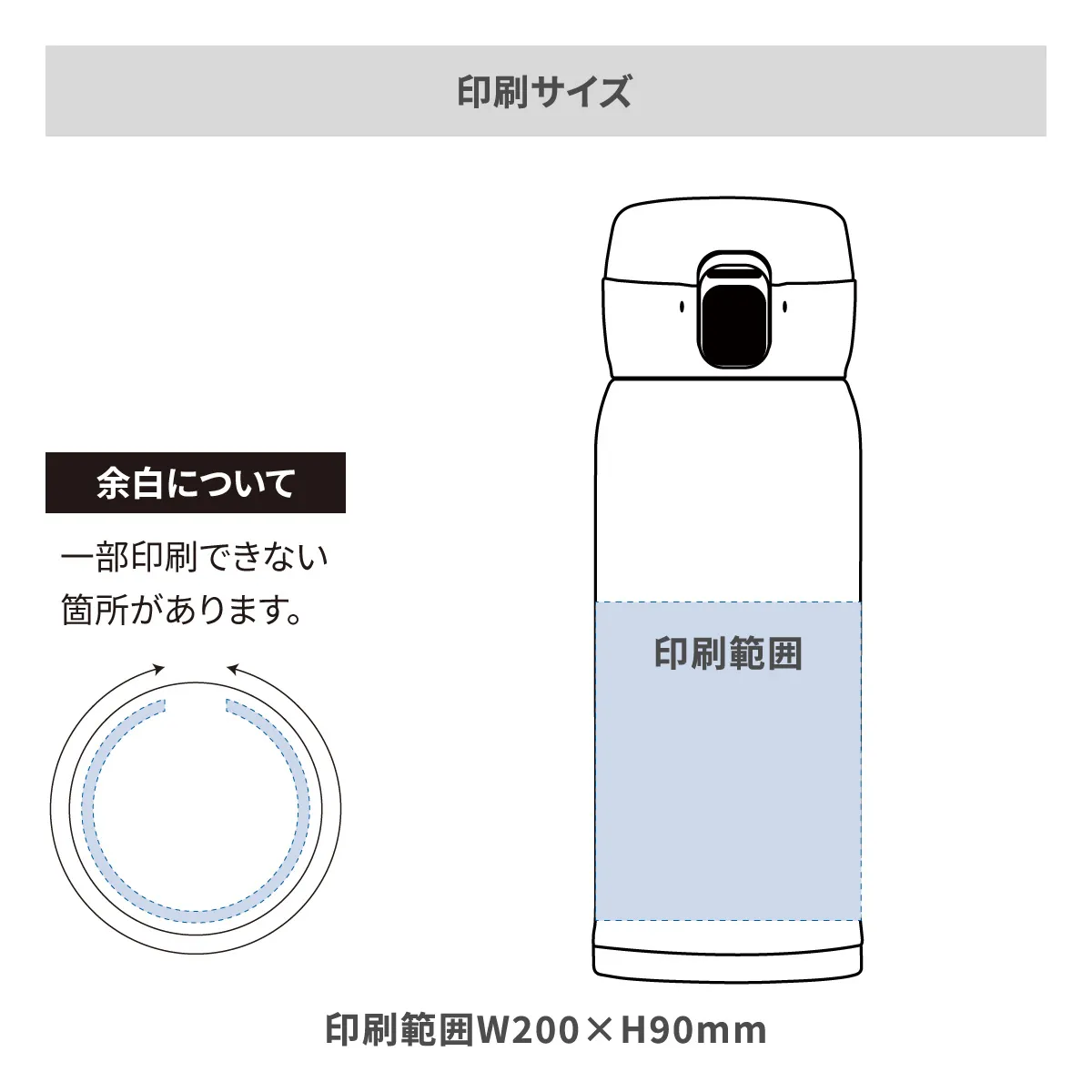 エアリスト 分解できる超軽量ワンタッチボトル 500ml【オリジナルステンレスボトル / 回転シルク印刷】 画像2